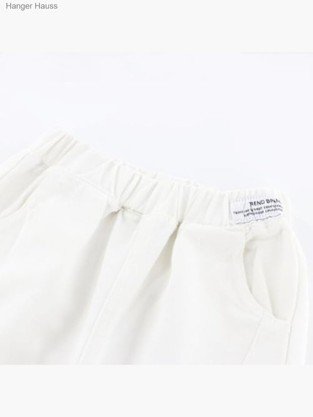 Boys Pull On Pants Solid Mid Rise Tapered Leg Spring Fall Cotton Blend - Picture 2 of 6